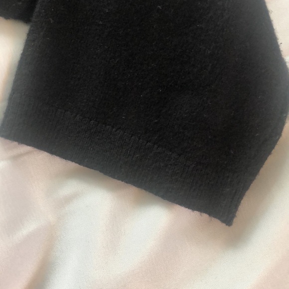 Anthropologie-Angel of the North-Black and Cream Twofer 3/4 Sleeve Sweater—Large - Picture 8 of 13